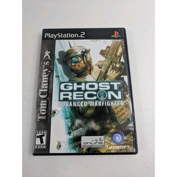 Other - TOM CLANCY'S GHOST RECON ADVANCED WARFIGHTER - PS2 - W/MANUAL - FREE S/H (V)